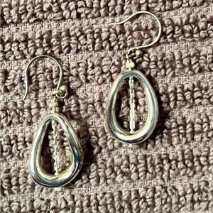 Silver earrings
